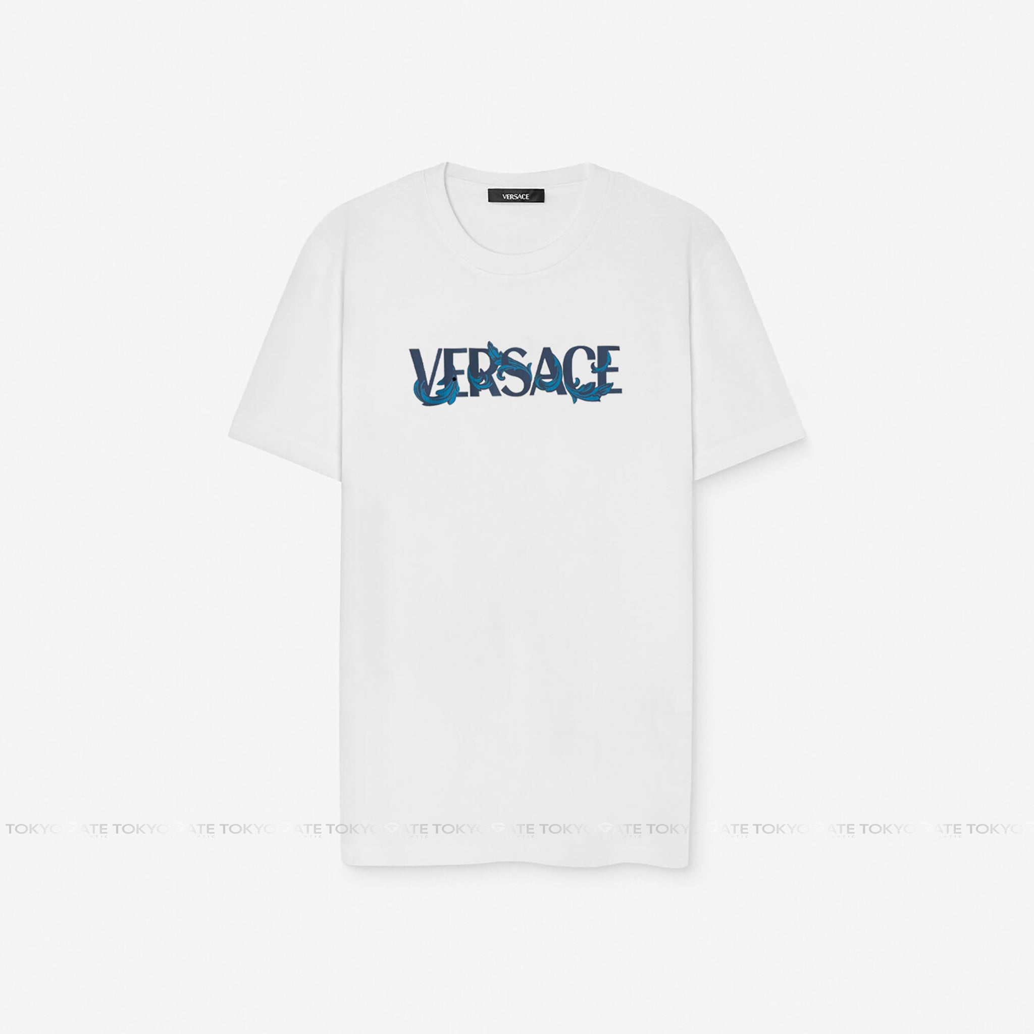Áo phông Versace 1014427 1A16040 In White Regular Fit