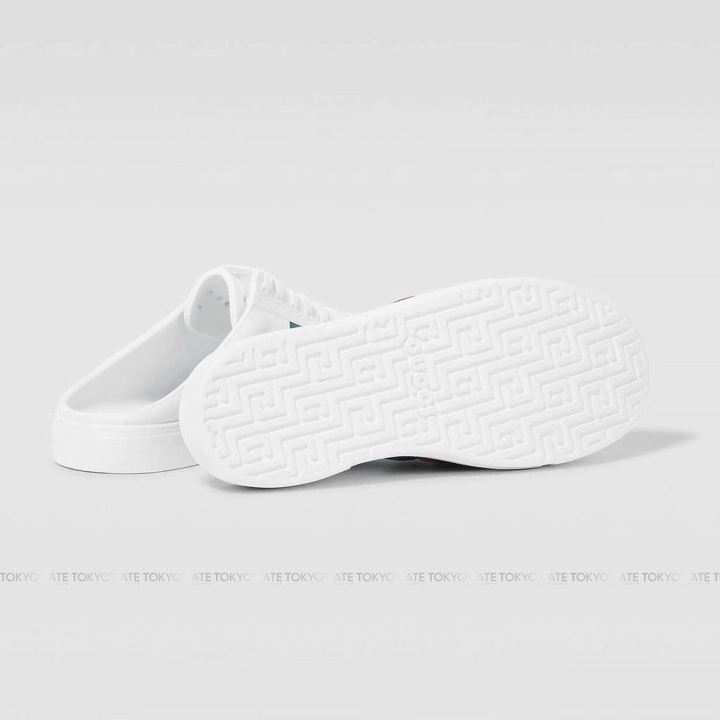 Slipper Gucci Ace Sabot Rubber Mules 780288 J8700 White
