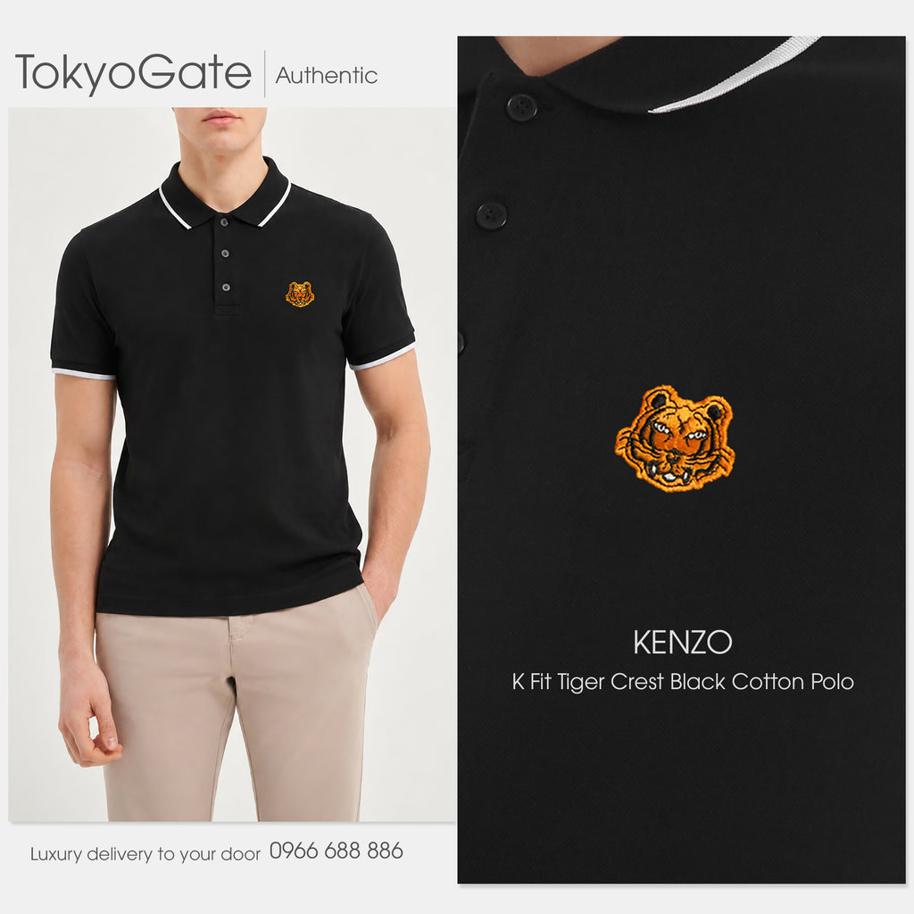 Áo polo Kenzo 5PO0014BA 99 Black
