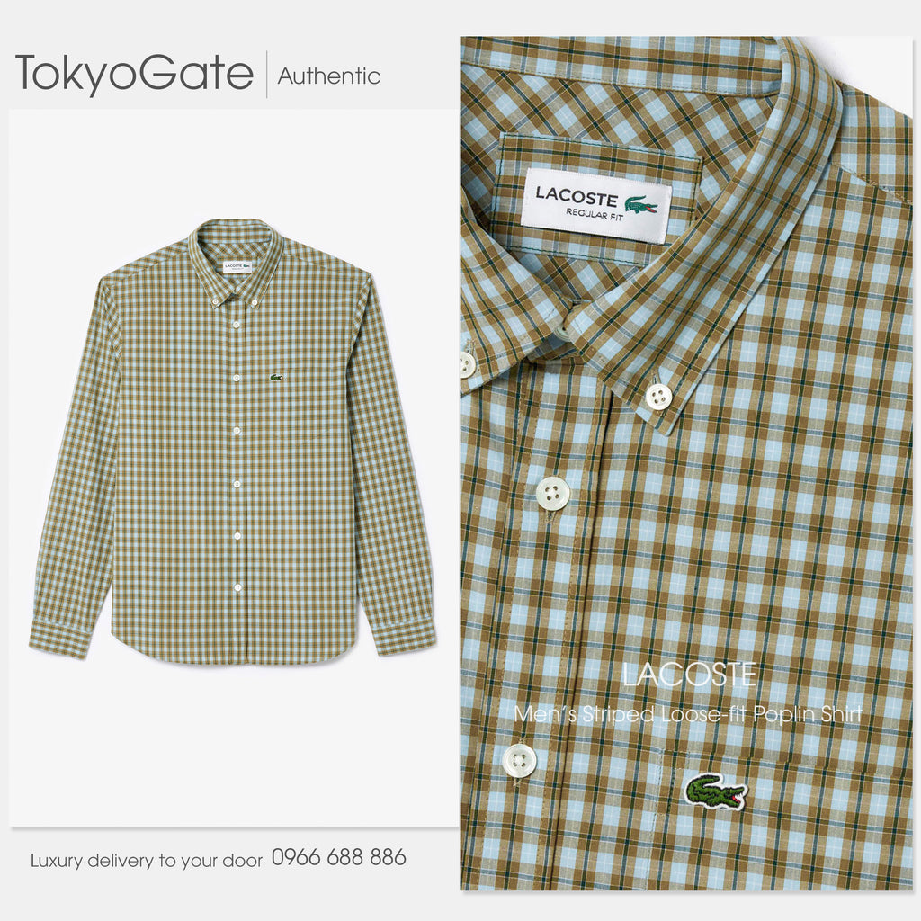 Áo Sơ Mi Lacoste CH0894 IK8 Regular Fit