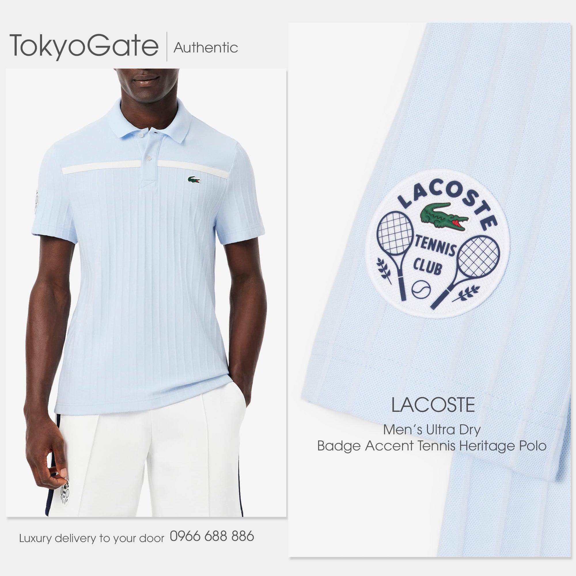 Áo polo Lacoste DH8960 MR8 Regular Fit