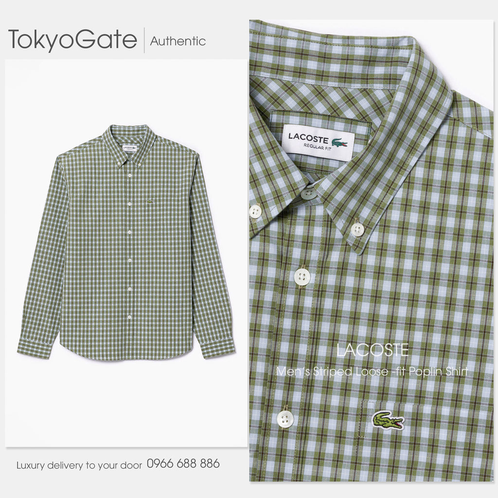 Áo sơ mi Lacoste CH0894 IC3 Regular Fit
