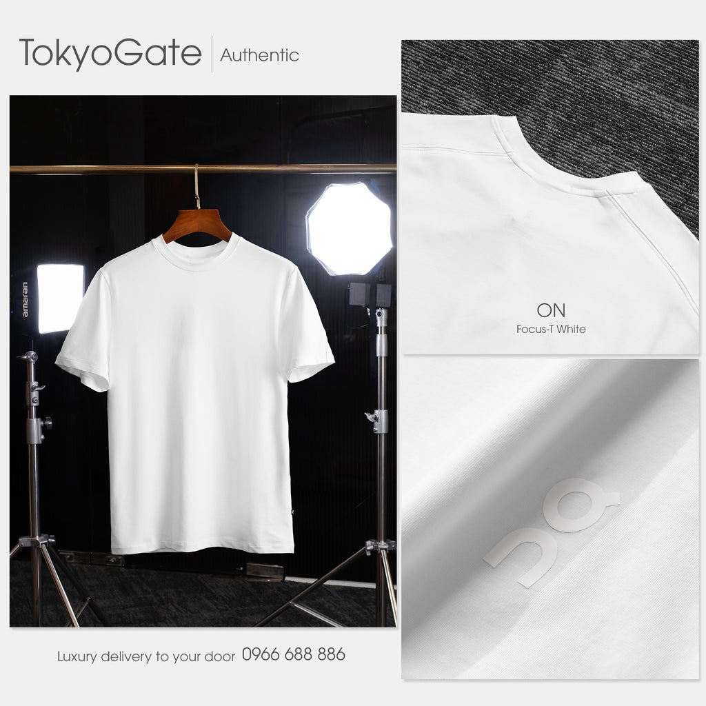 Áo phông On Focus-T 1MF10240069 White Regular Fit