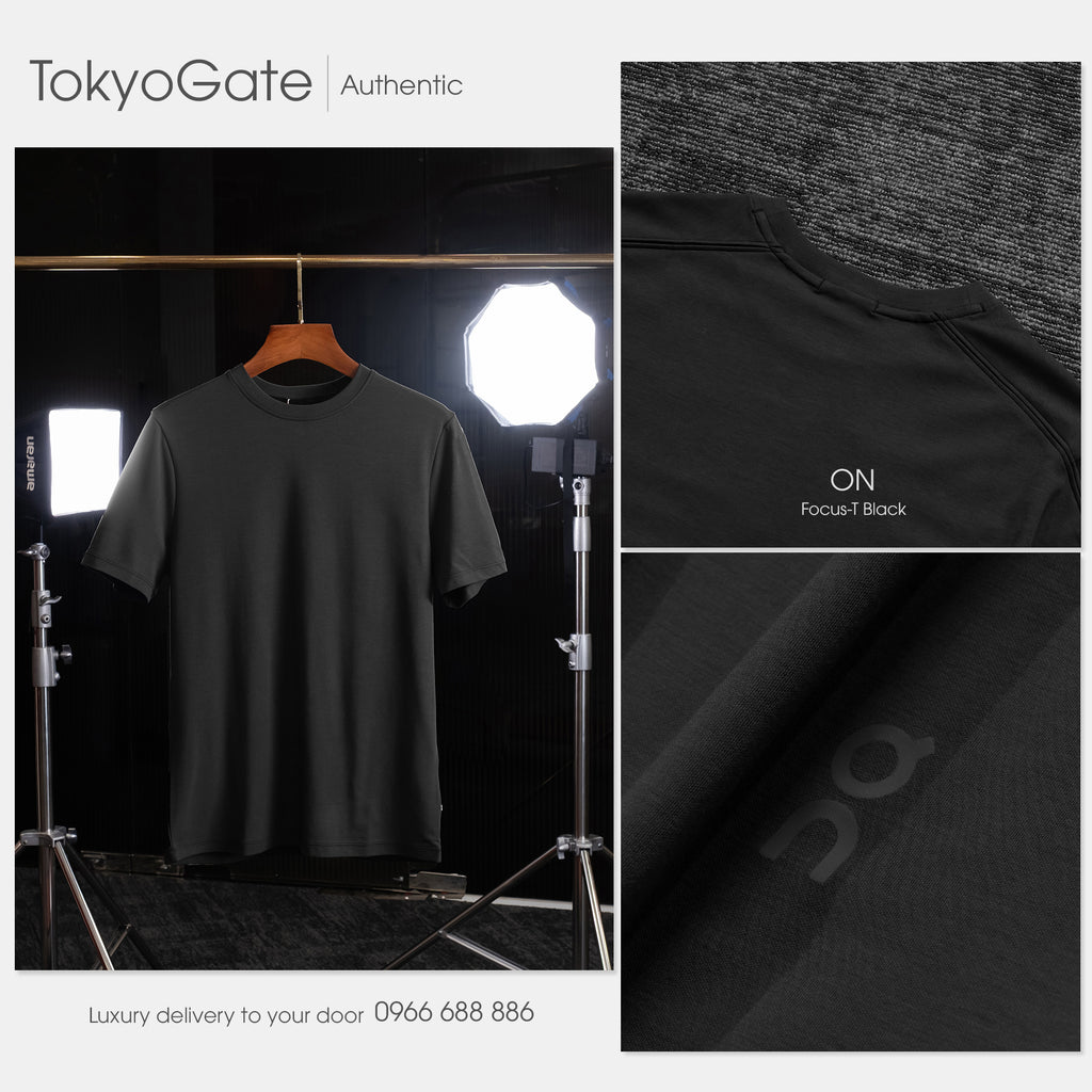 Áo phông On Focus-T 1MF10240553 Black Regular Fit