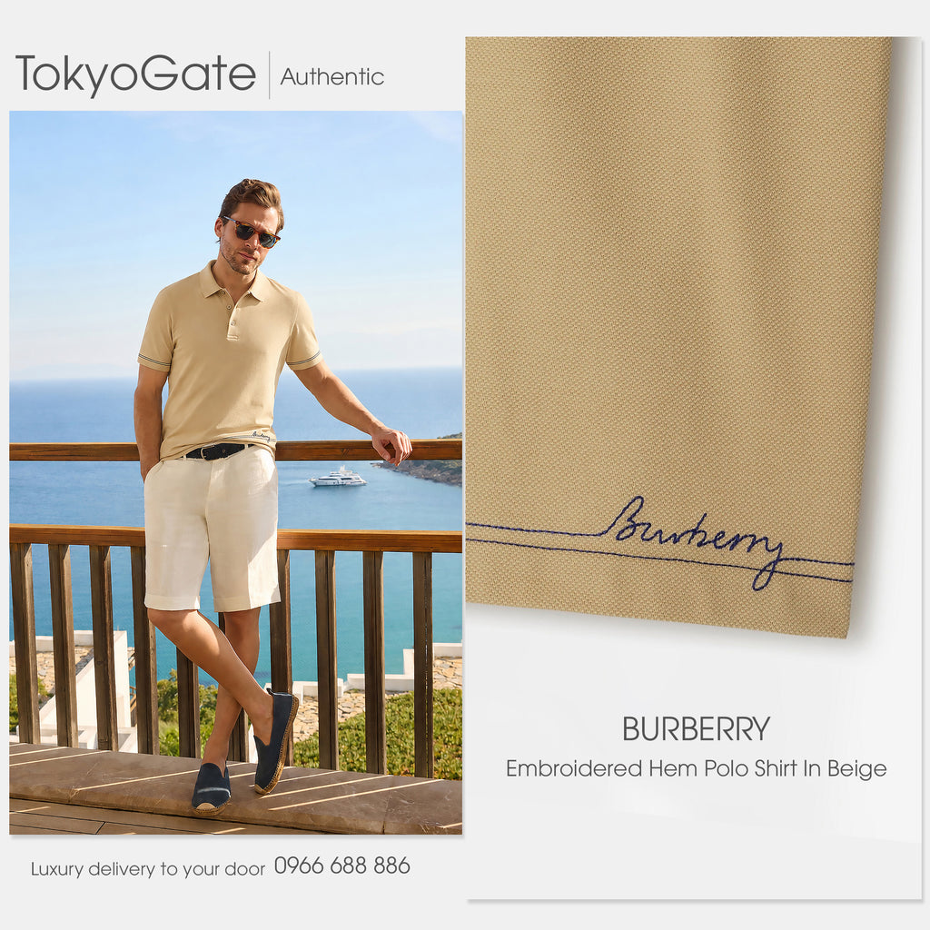 Áo Polo Burberry 8090489 HS24 MW FOR Birch Slim Fit