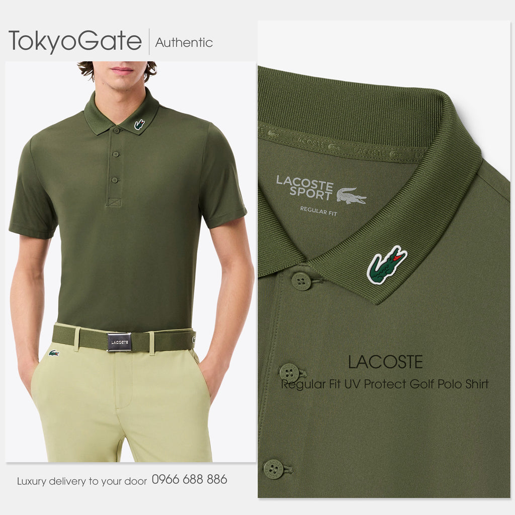Áo polo Lacoste DH2341 E9F Regular Fit UV Protect Golf Polo Shirt
