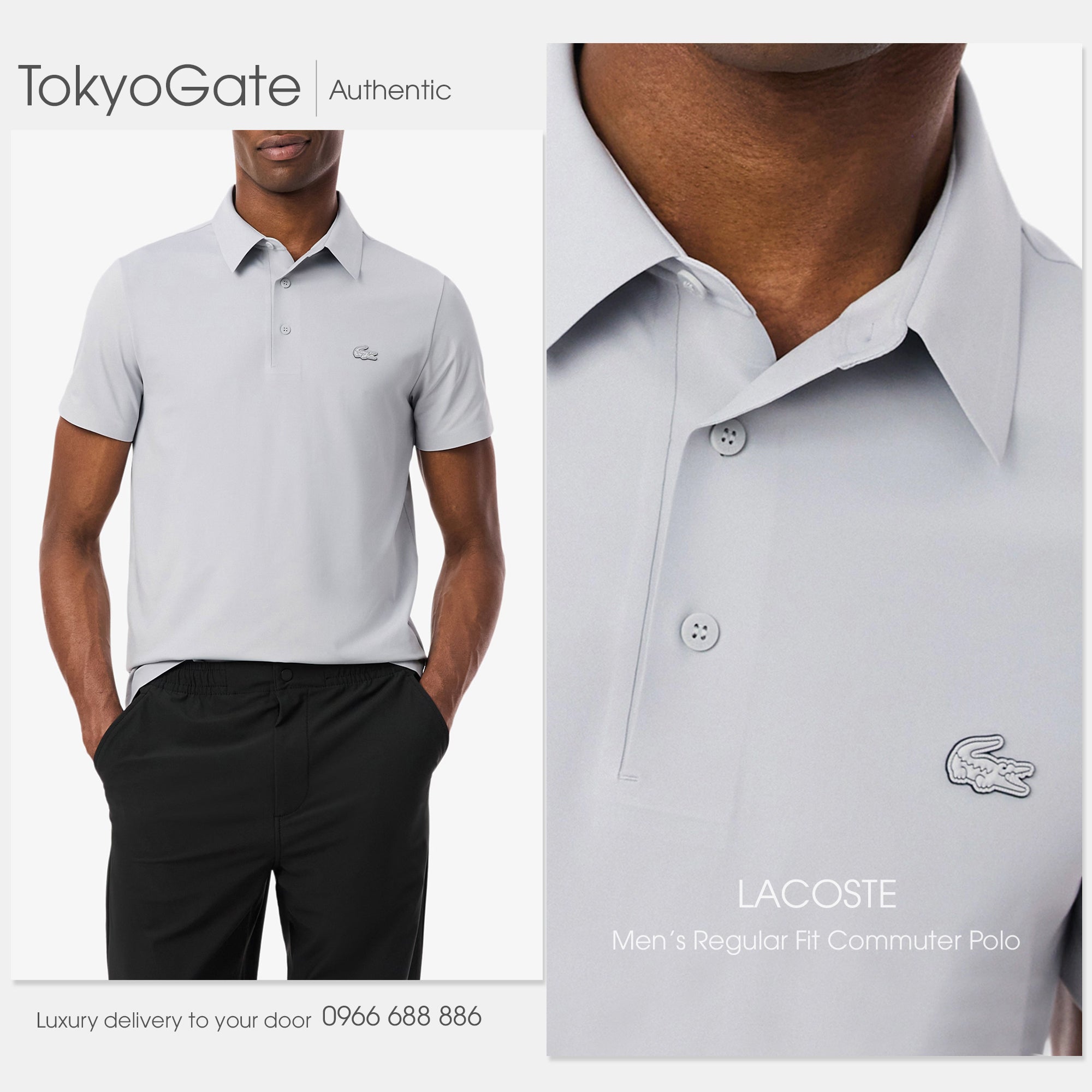 Áo polo Lacoste DH5943 ACZ Regular Fit