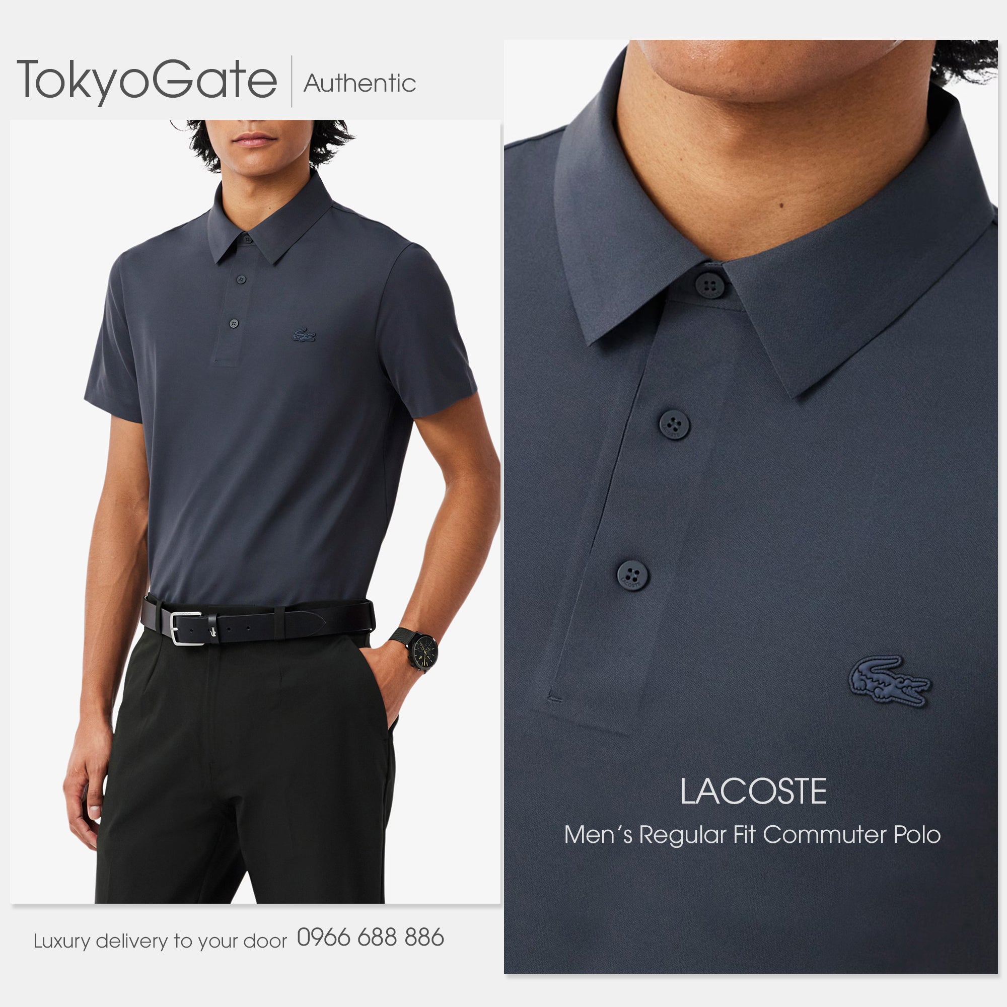 Áo polo Lacoste DH5943 S5T Regular Fit