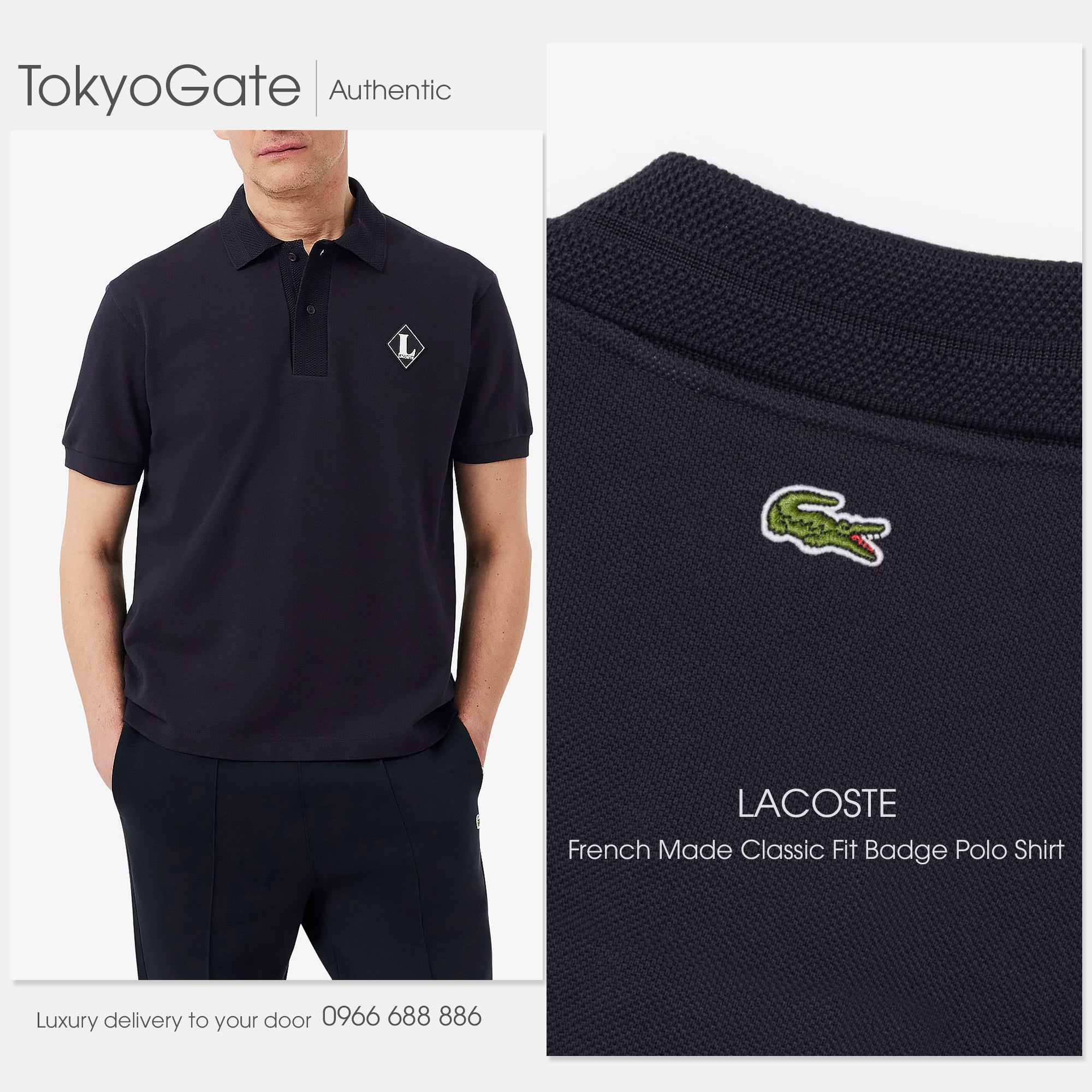 Áo polo Lacoste PH0719 350 Classic Fit
