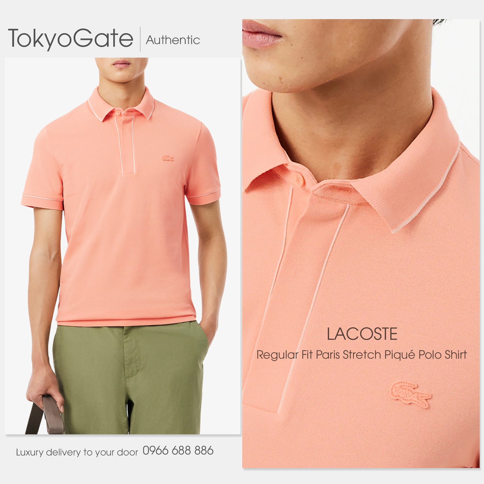 Áo polo Lacoste PH0796 UI2 Regular Fit