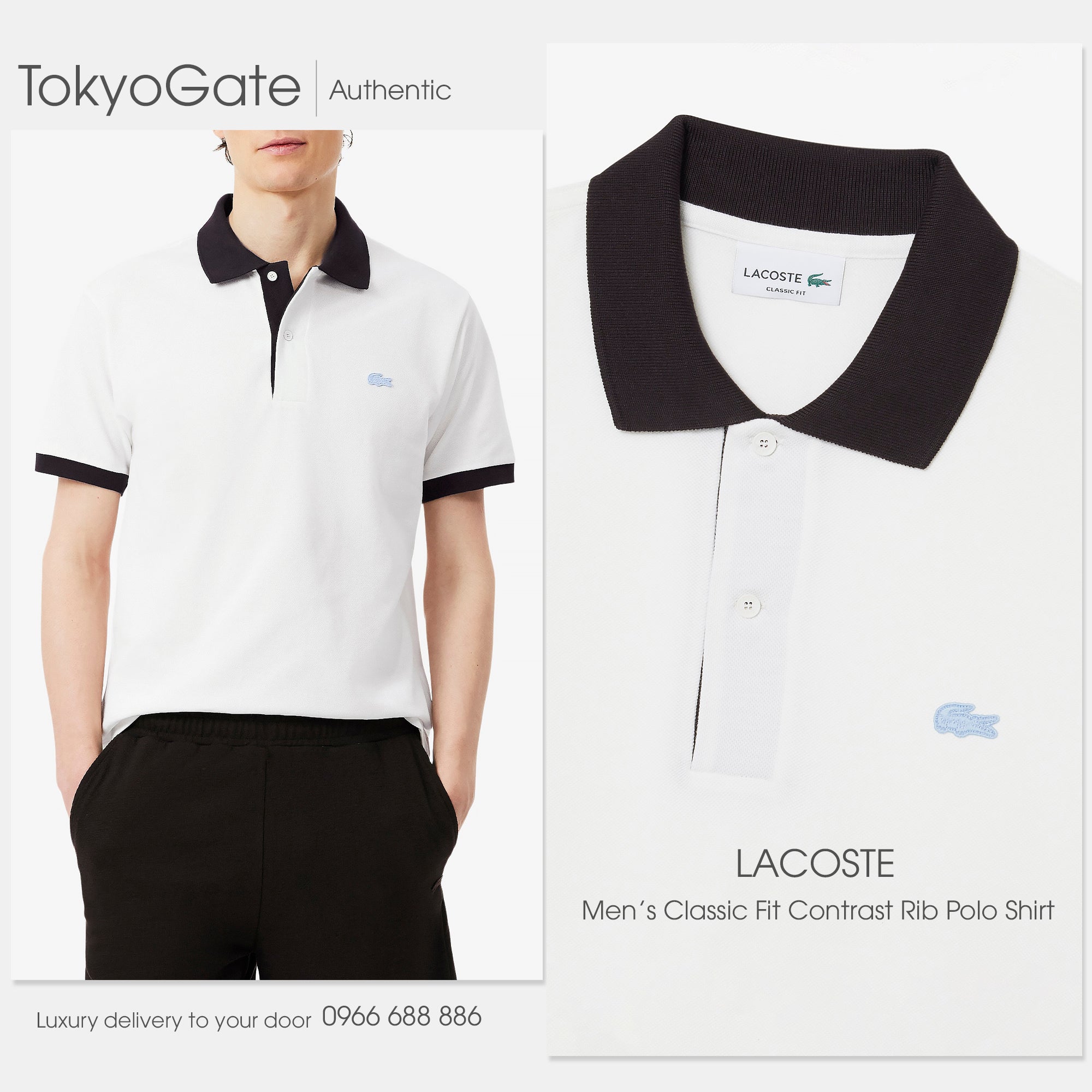 Áo polo Lacoste PH2017 1I9 Classic Fit
