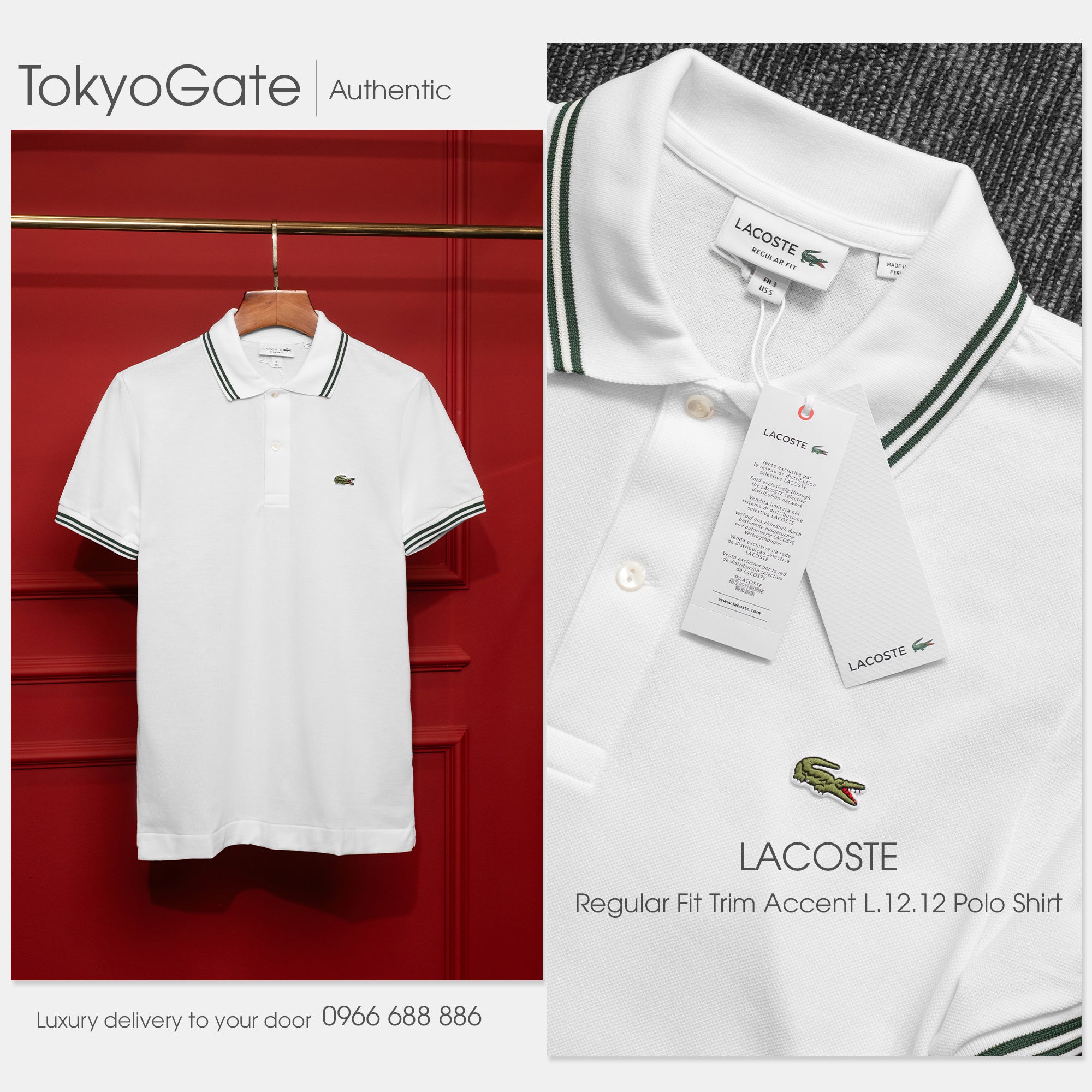 Áo polo Lacoste PH2743 001 Regular Fit