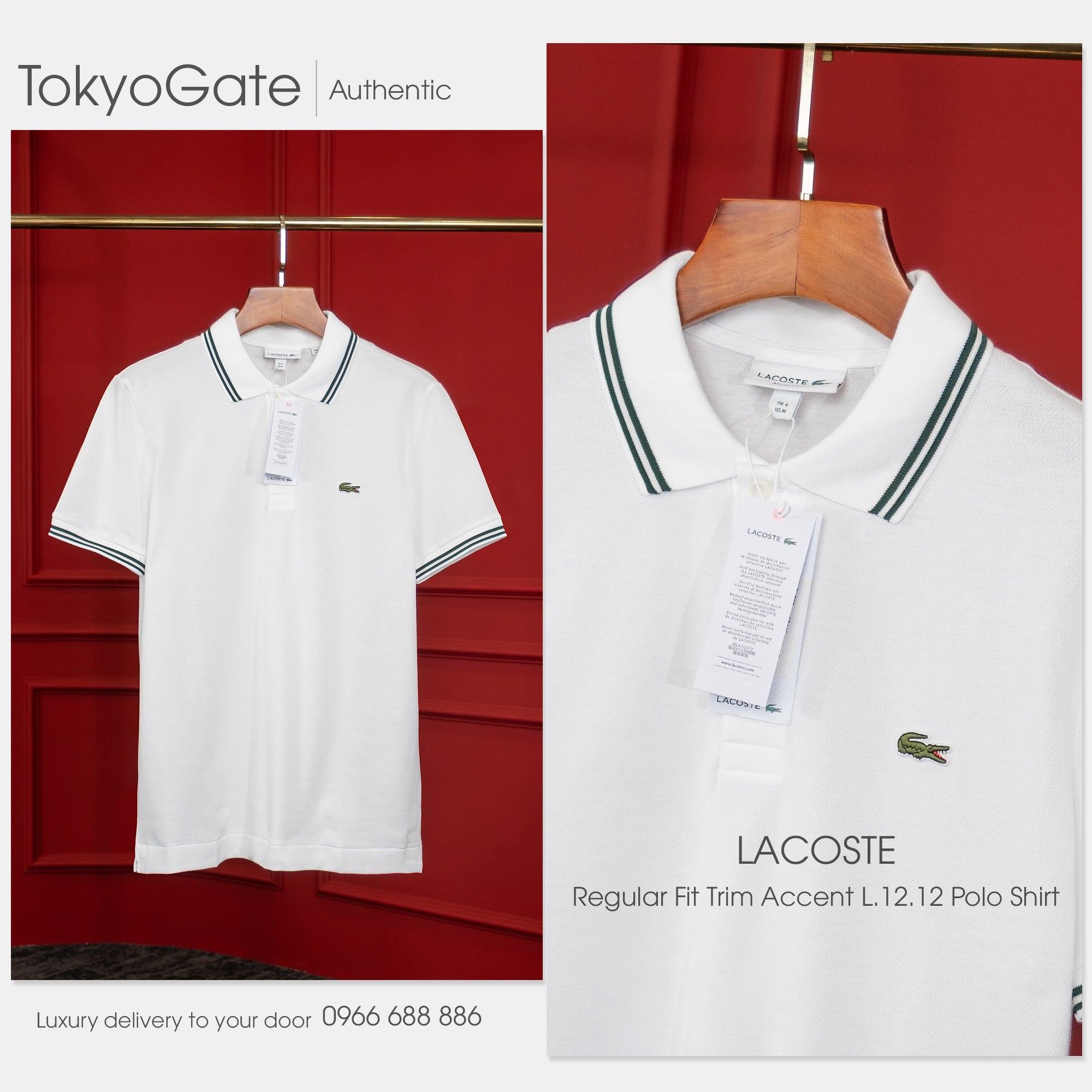 Áo polo Lacoste PH2743 001 Regular Fit