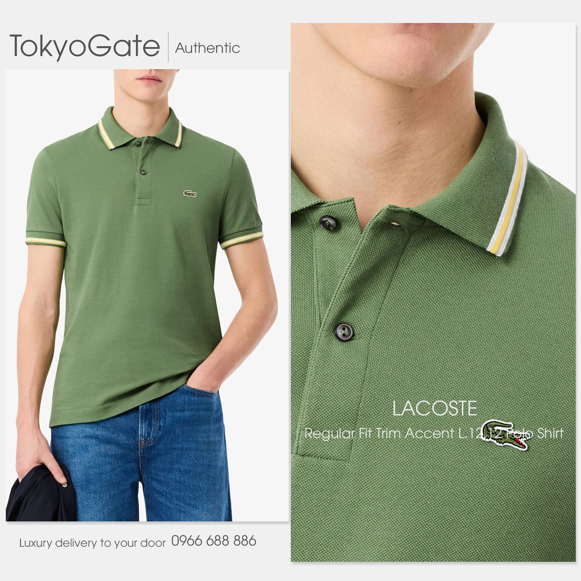 Áo polo Lacoste PH2743 02M Regular Fit