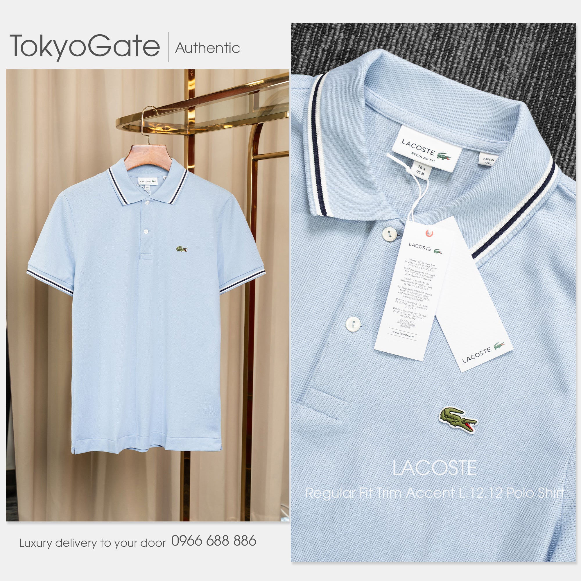 Áo polo Lacoste PH2743 HBA Regular Fit