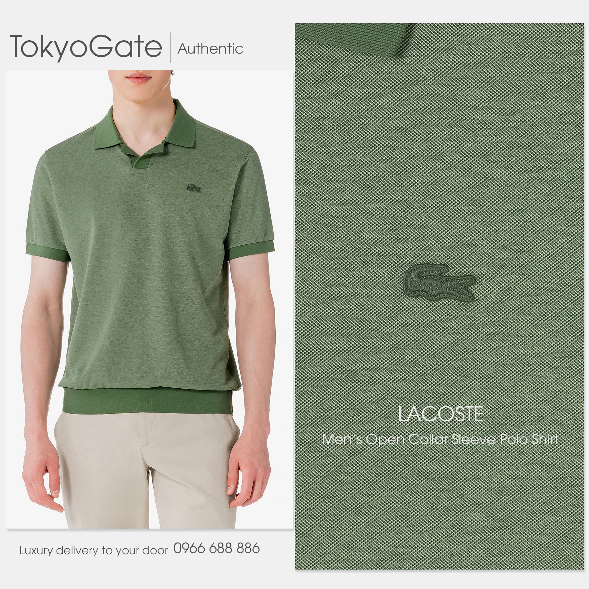 Áo polo Lacoste PH387E 02M Regular Fit