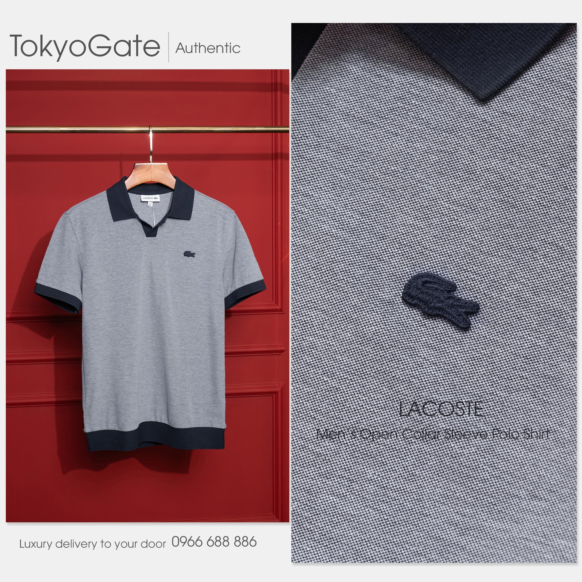 Áo polo Lacoste PH387E 5I1 Regular Fit