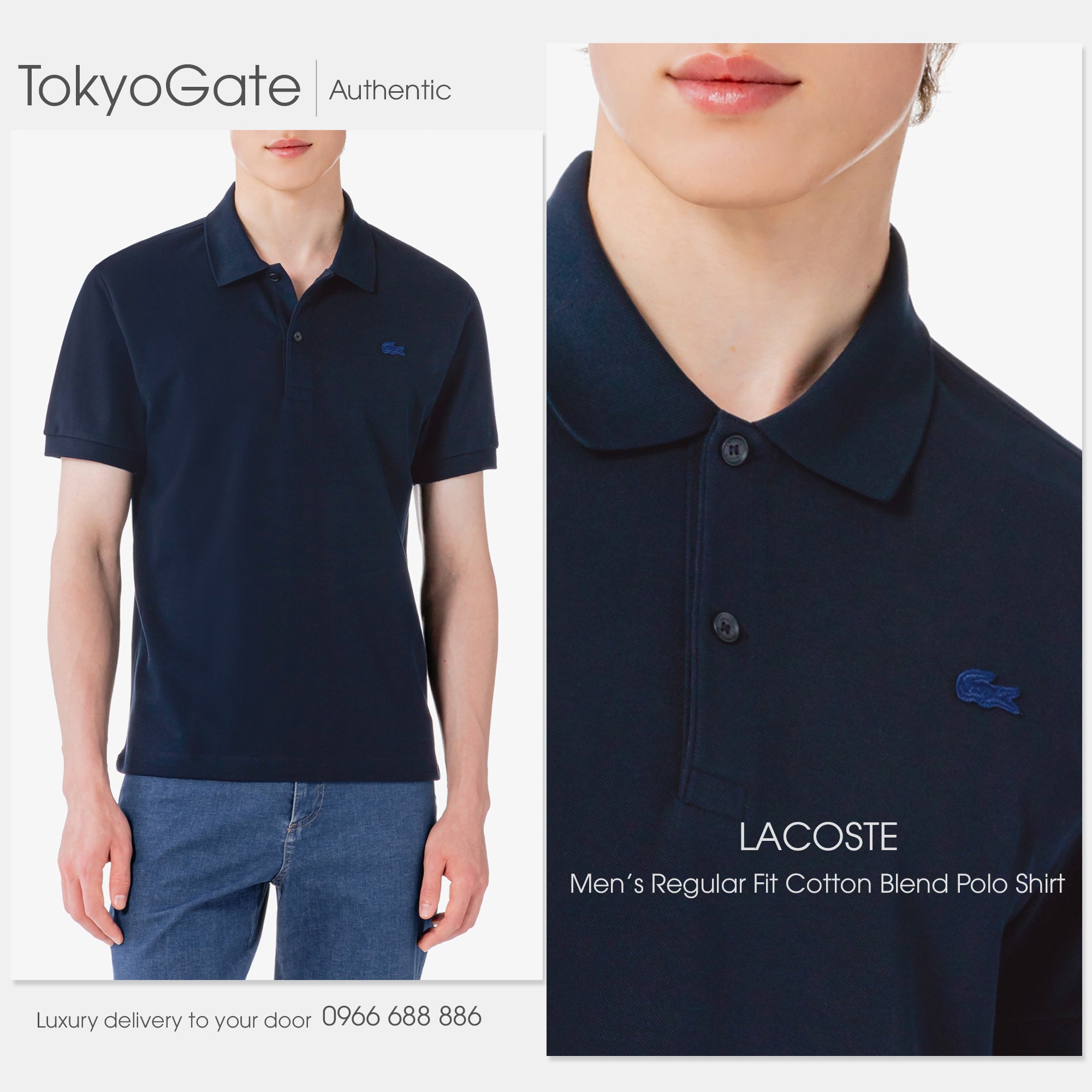 Áo polo Lacoste PH562E 166 Regular Fit