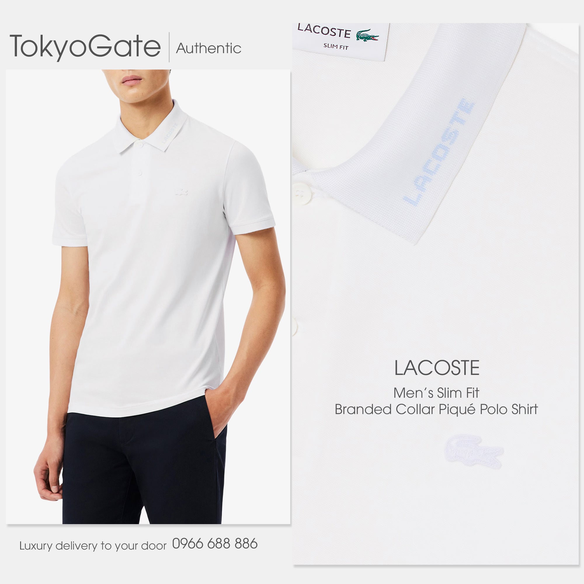 Áo polo Lacoste PH5944 001 Slim Fit