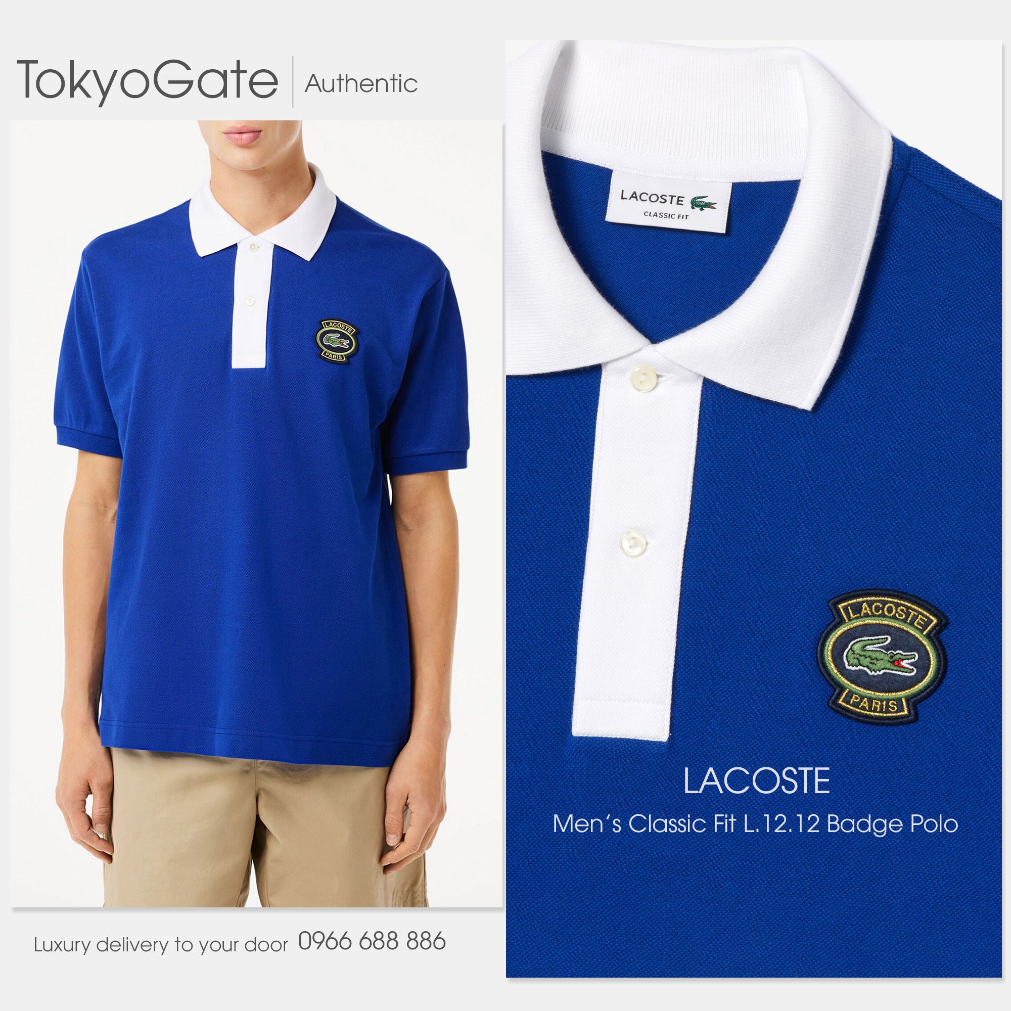 Áo polo Lacoste PH7369 NUV Classic Fit