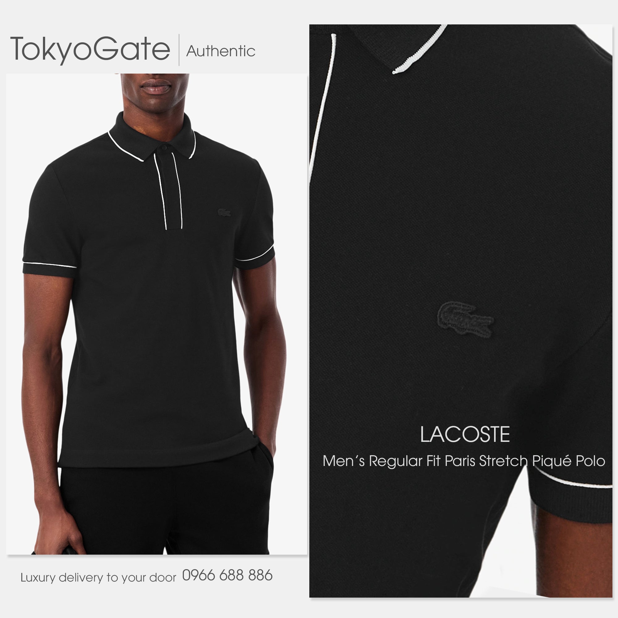 Áo polo Lacoste PH8184 031 Regular Fit