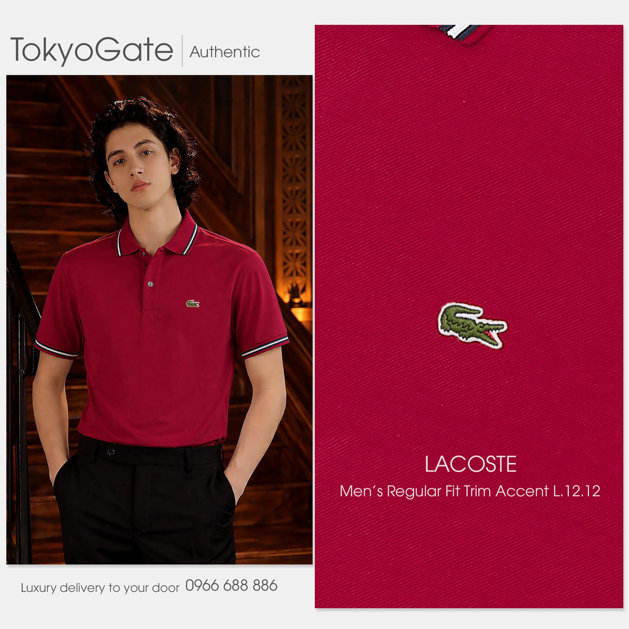 Áo polo Lacoste PH9875 476 Regular Fit