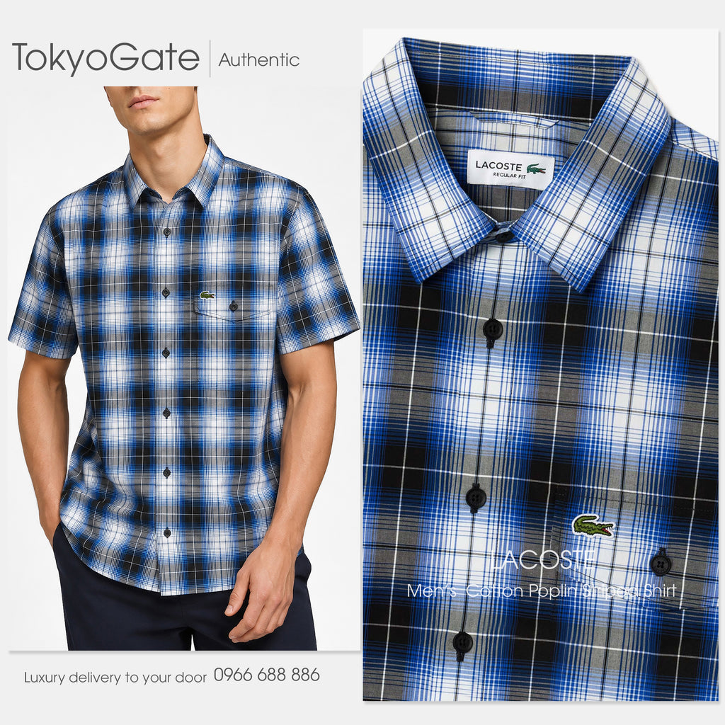 Áo sơ mi Lacoste CH6730 WT5 Regular Fit