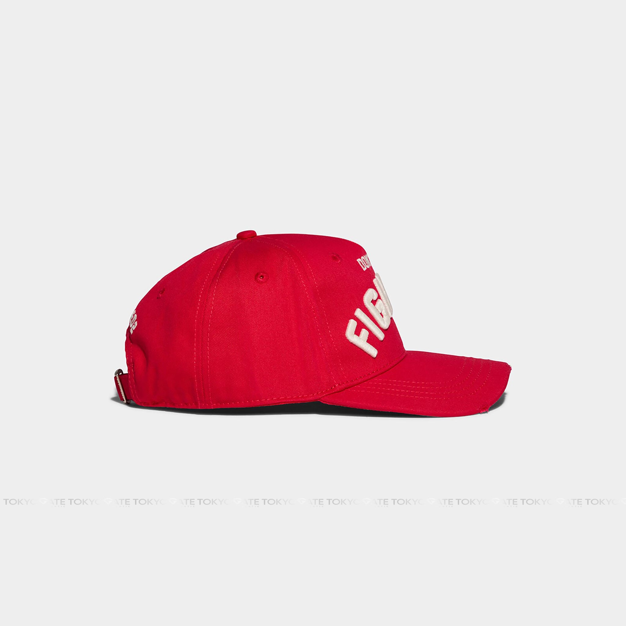 Mũ lưỡi trai Dsquared2 BCM0523 "Don't Be Fighetta" Baseball Cap Red - FreeSize