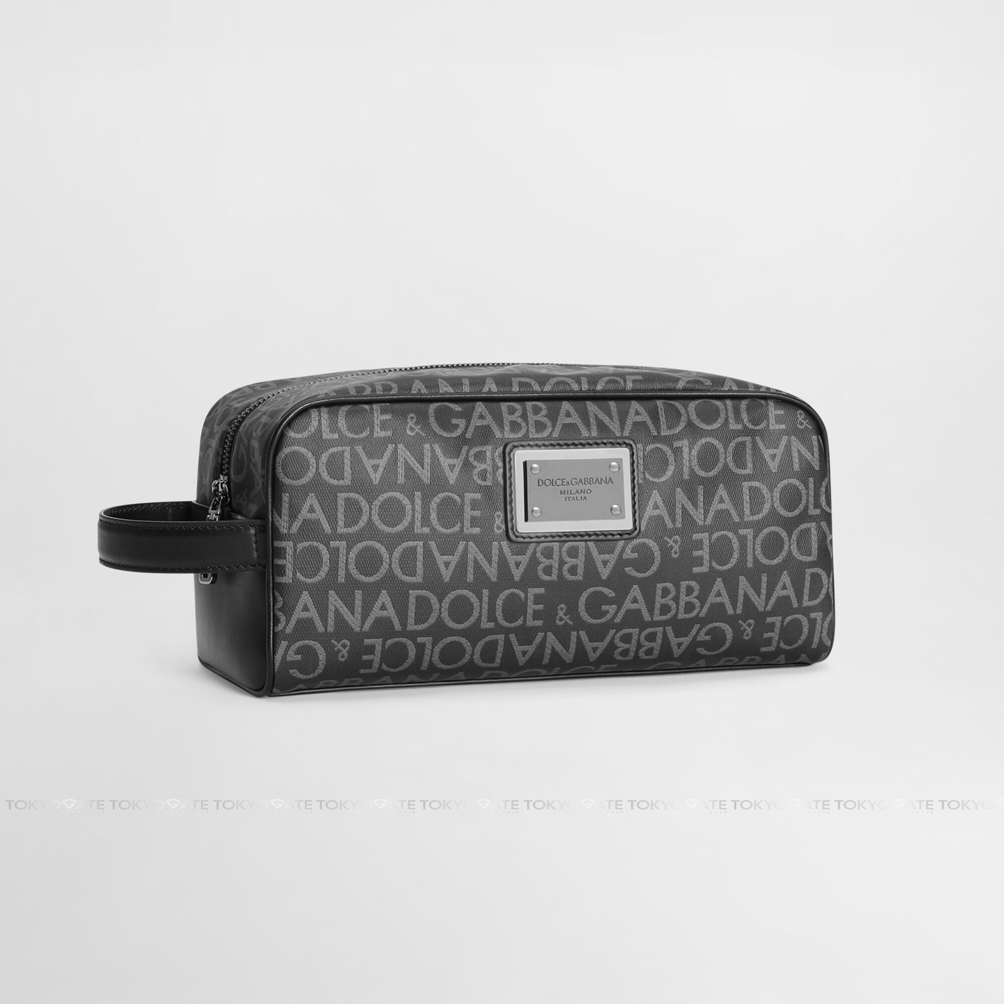 Clutch D&G BT0989AJ705 Jacquard Toiletry Bag Black