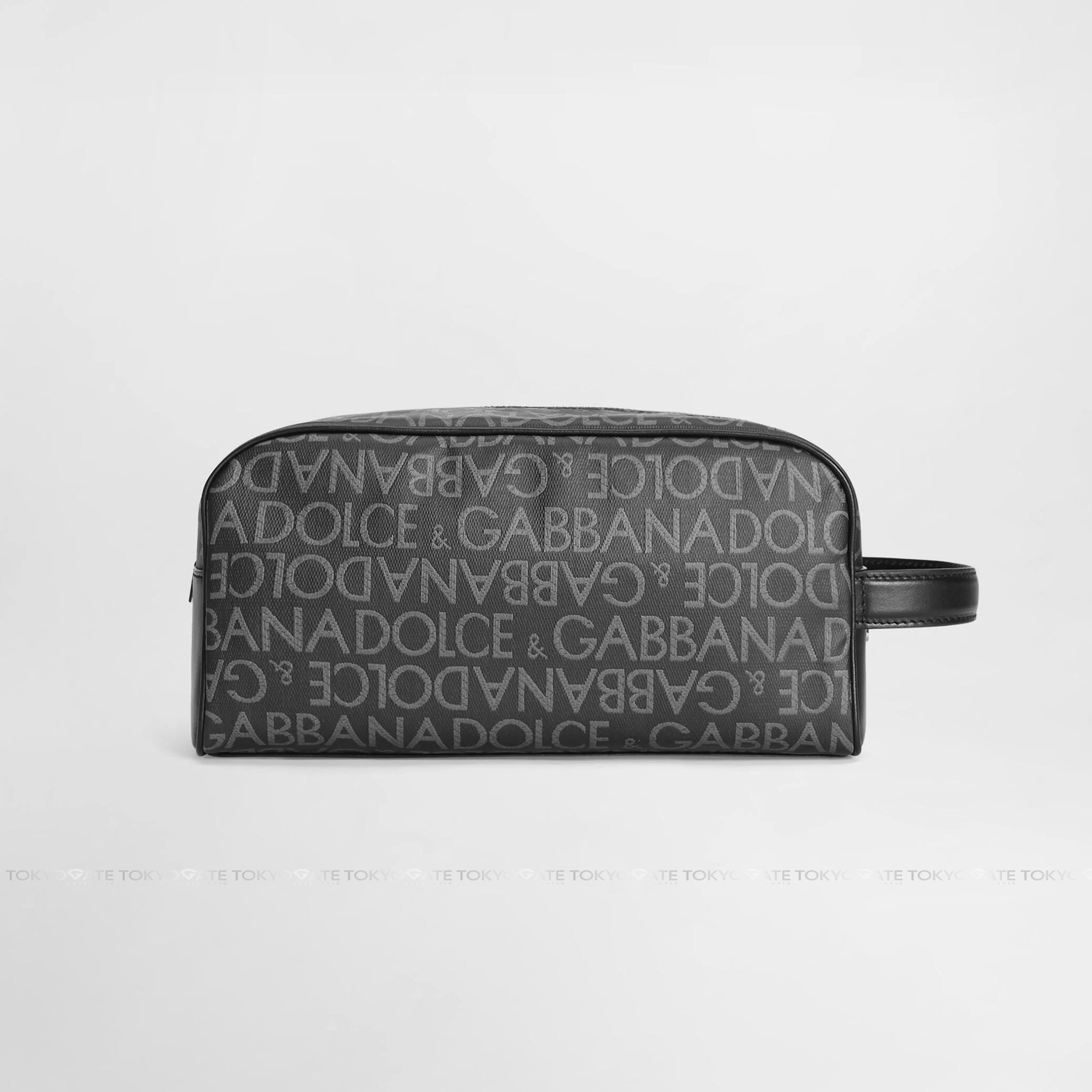 Clutch D&G BT0989AJ705 Jacquard Toiletry Bag Black