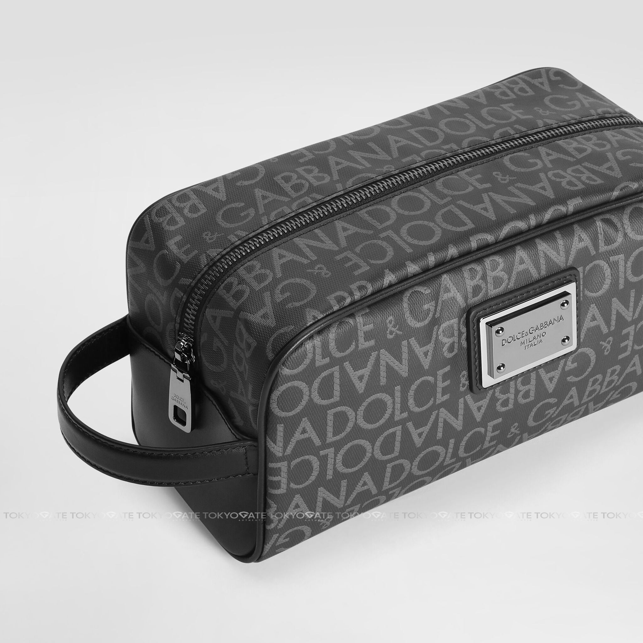 Clutch D&G BT0989AJ705 Jacquard Toiletry Bag Black