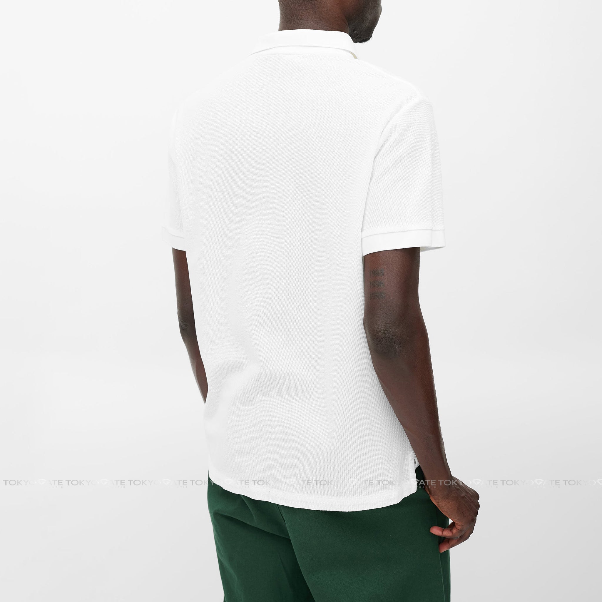 Áo polo Burberry 8014005 Eddie TB White Slim Fit