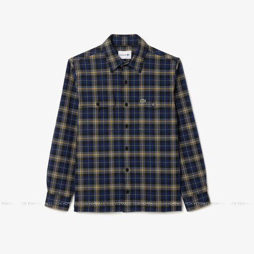 Áo sơ mi Lacoste CH7209 QRN Oversized Fit