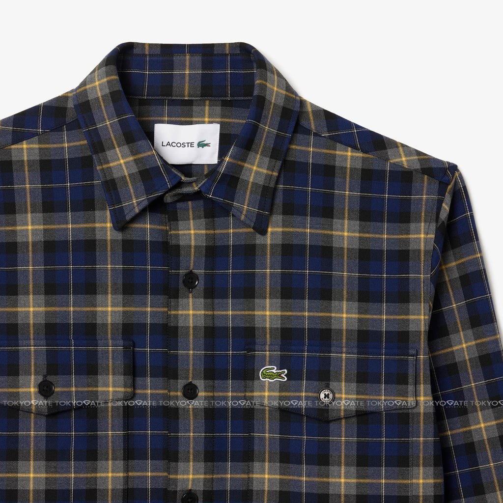 Áo sơ mi Lacoste CH7209 QRN Oversized Fit