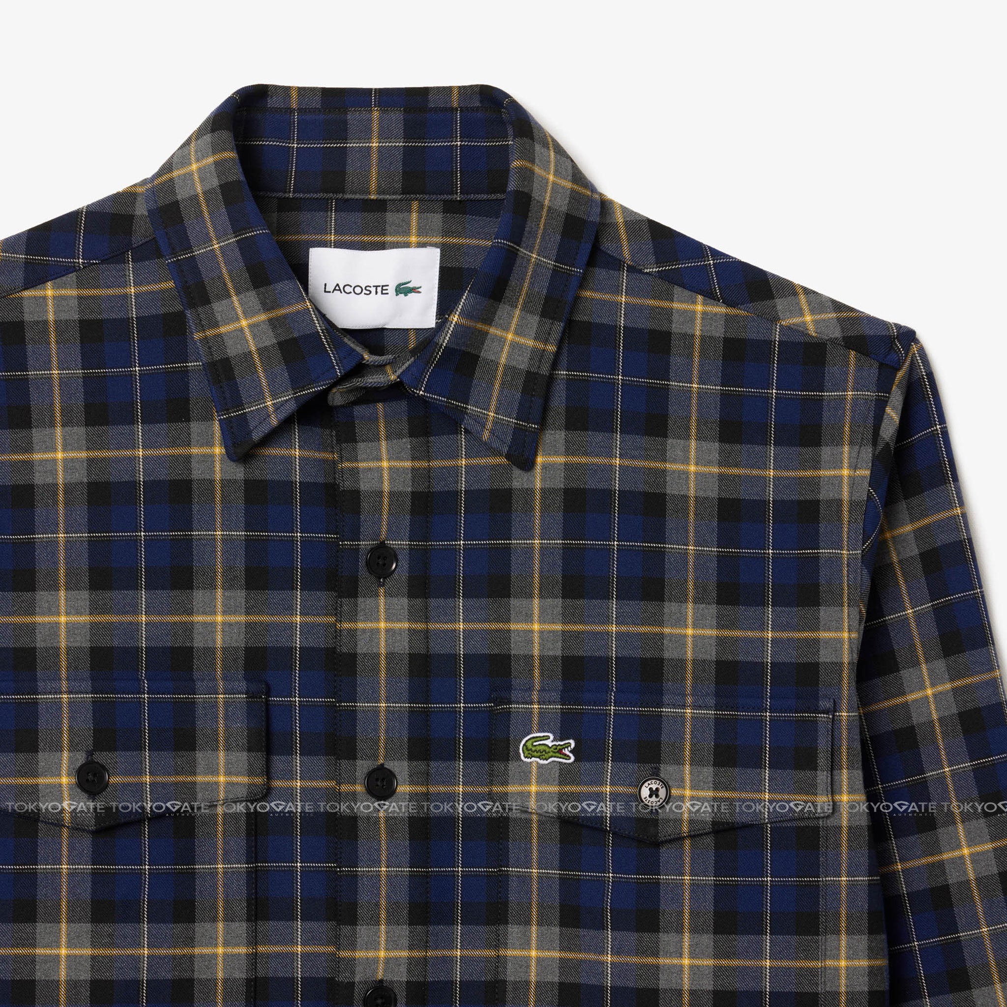 Áo sơ mi Lacoste CH7209 QRN Oversized Fit