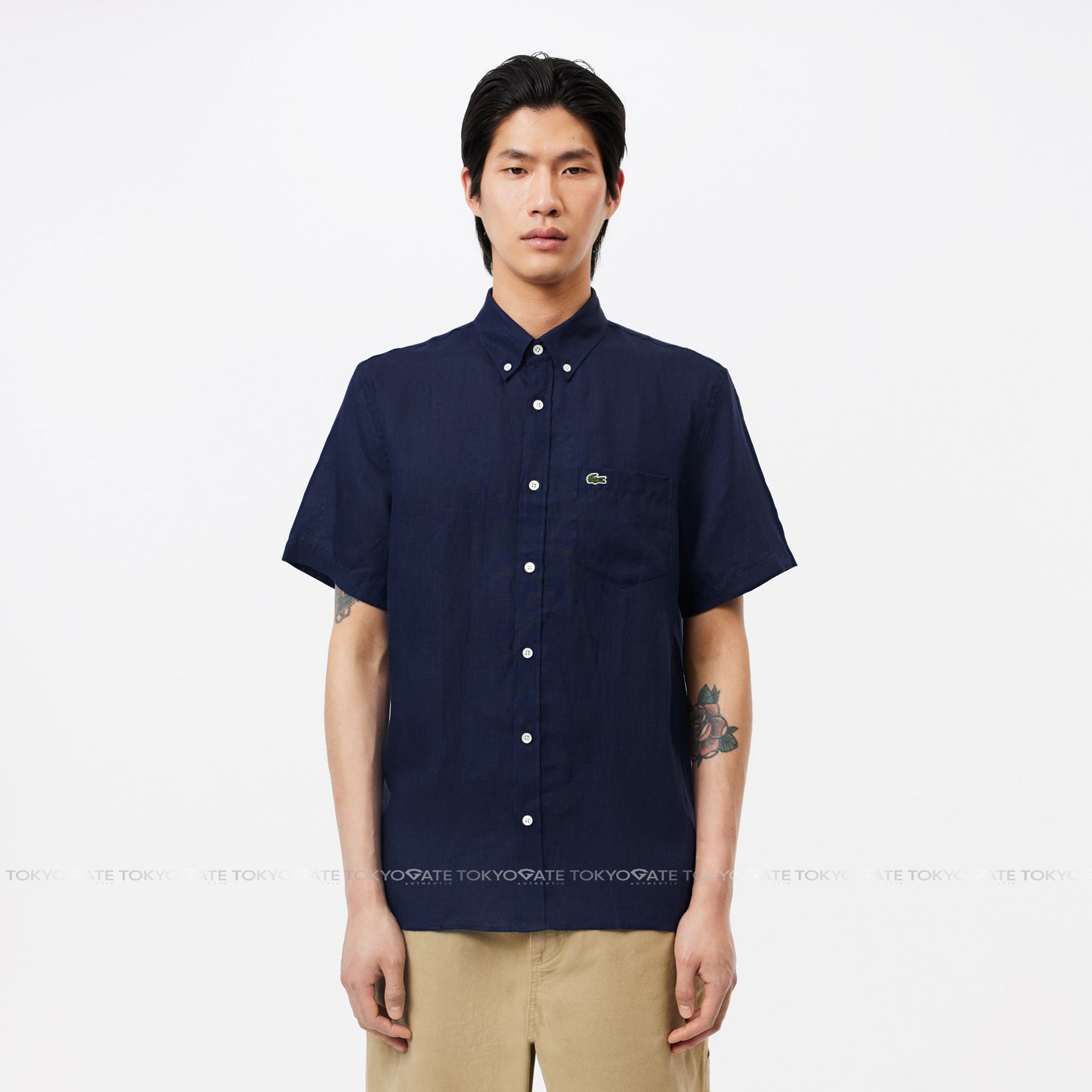 Áo sơ mi Lacoste CH5699 166 Regular Fit