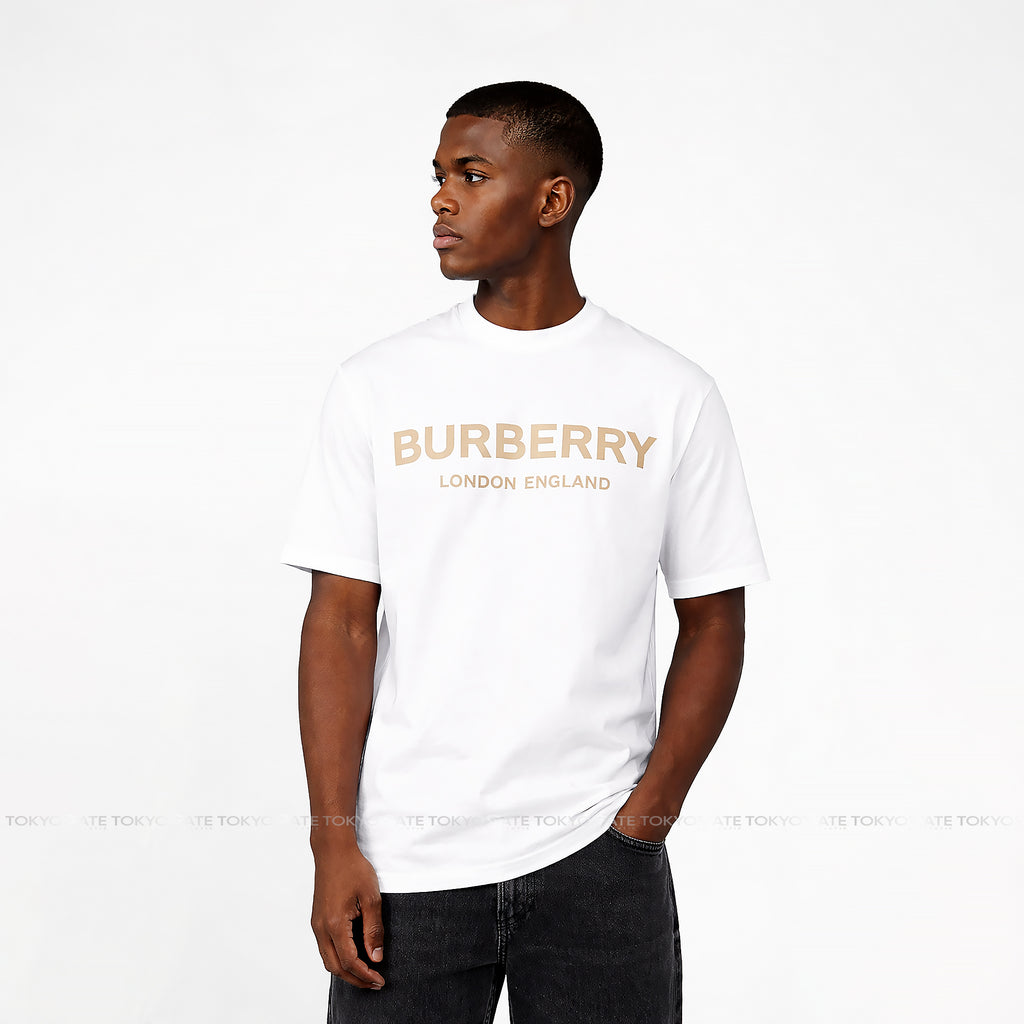 Áo phông Burberry Ellison 8104234 White Regular Fit