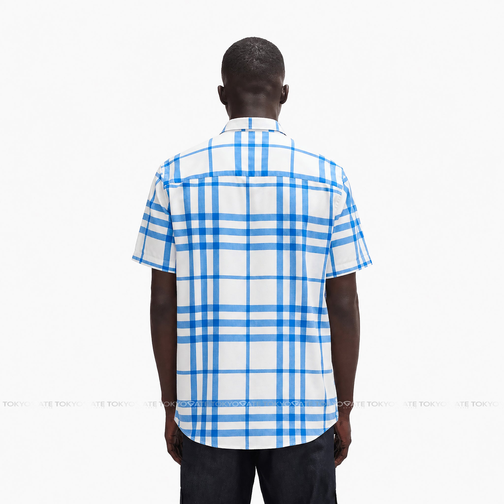 Áo sơ mi Burberry 8092941 Claverdon Sky Blue Slim Fit