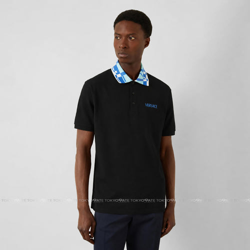 Áo Polo Versace 1012260 1A17965 2BZ40 Black Regular Fit