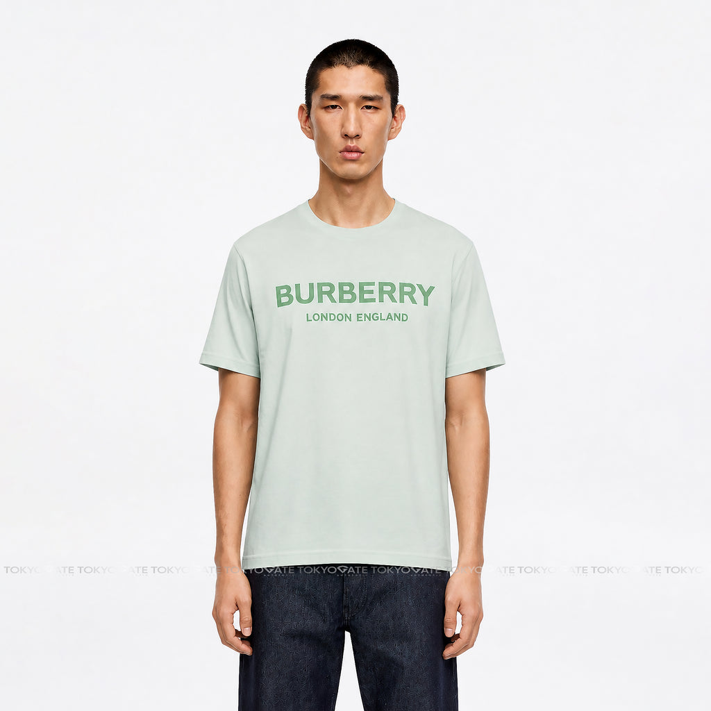 Áo phông Burberry 8104231 Ellison Pistachio Green Regular Fit