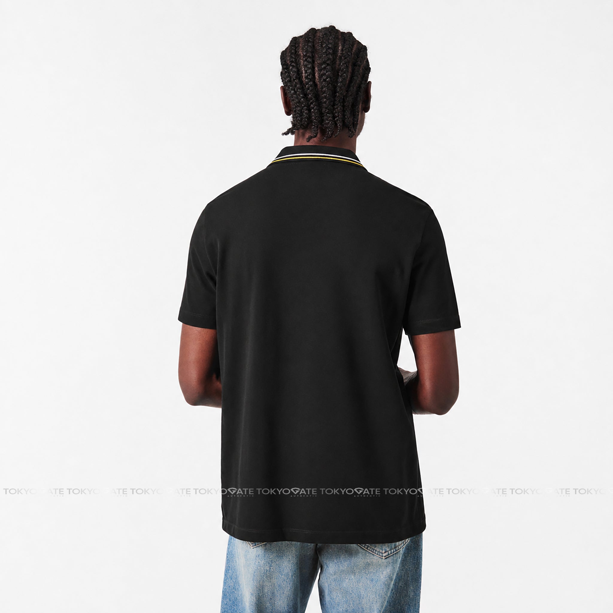 Áo polo Versace 1011851 1A14049 1W000 Black Regular Fit