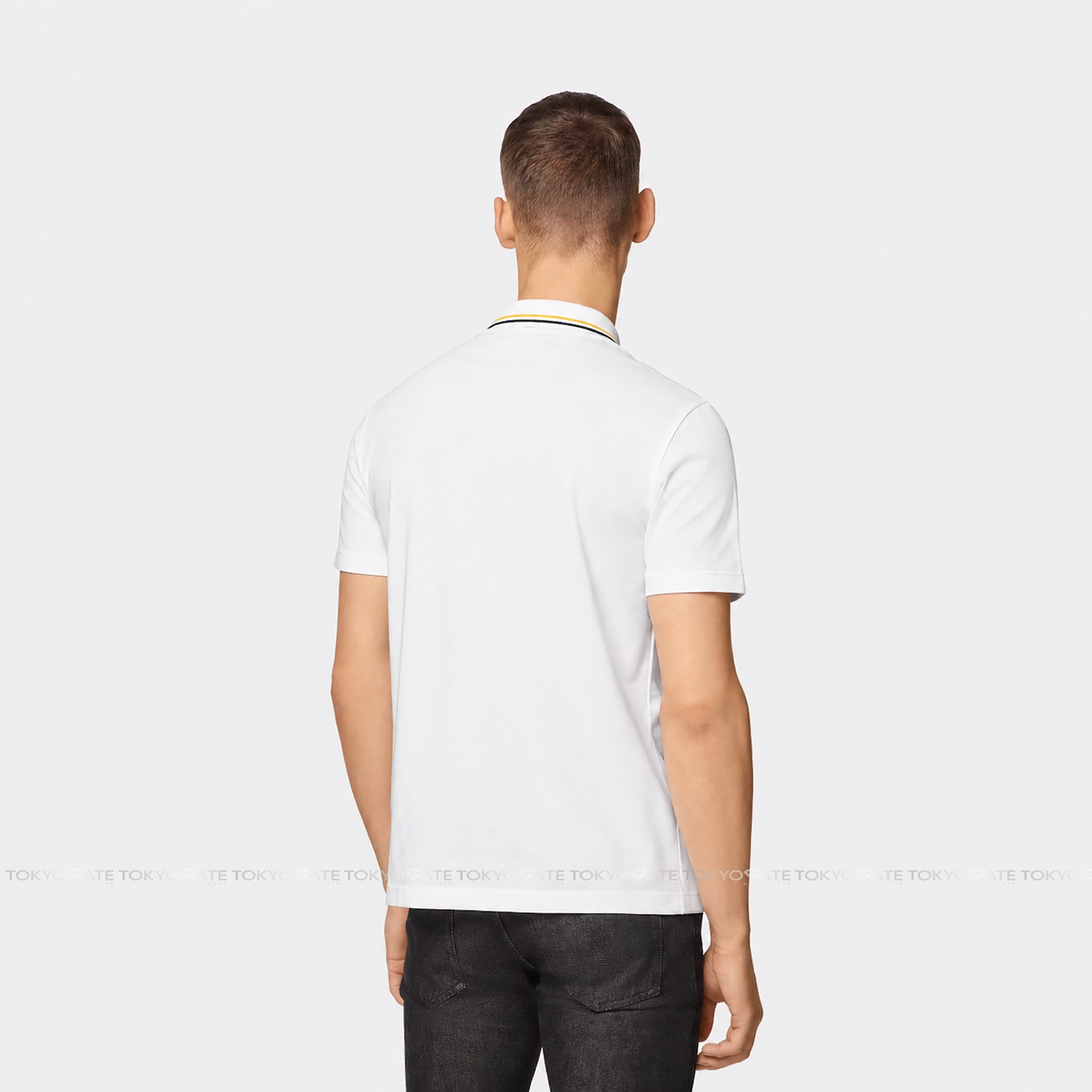 Áo polo Versace 1011851 1A14049 1W000 White Regular Fit - XS - Regular