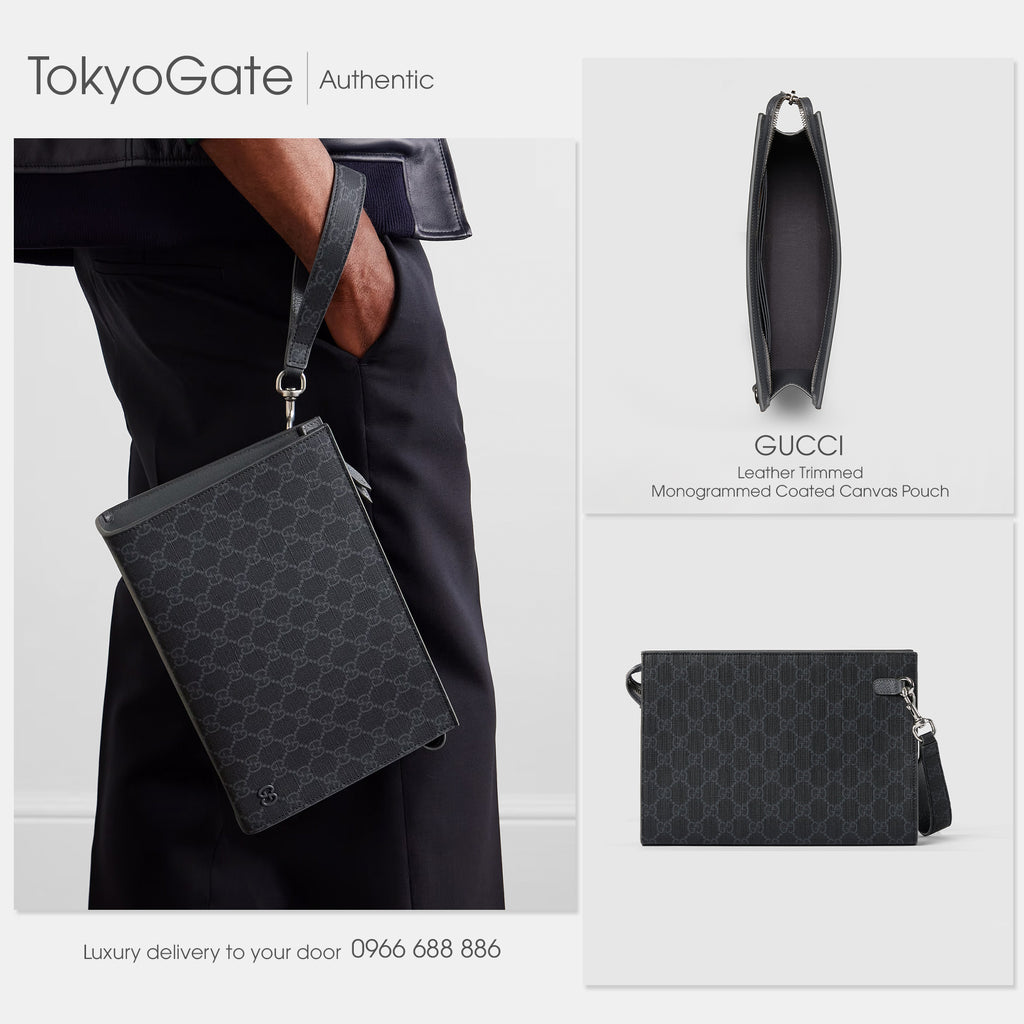 Clutch Gucci GG Supreme Medium Pouch 768255 FACQC 1048