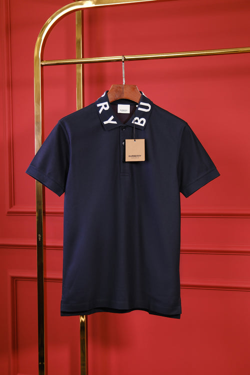 Áo polo Burberry 8017200 SS Ryland Navy Slim Fit