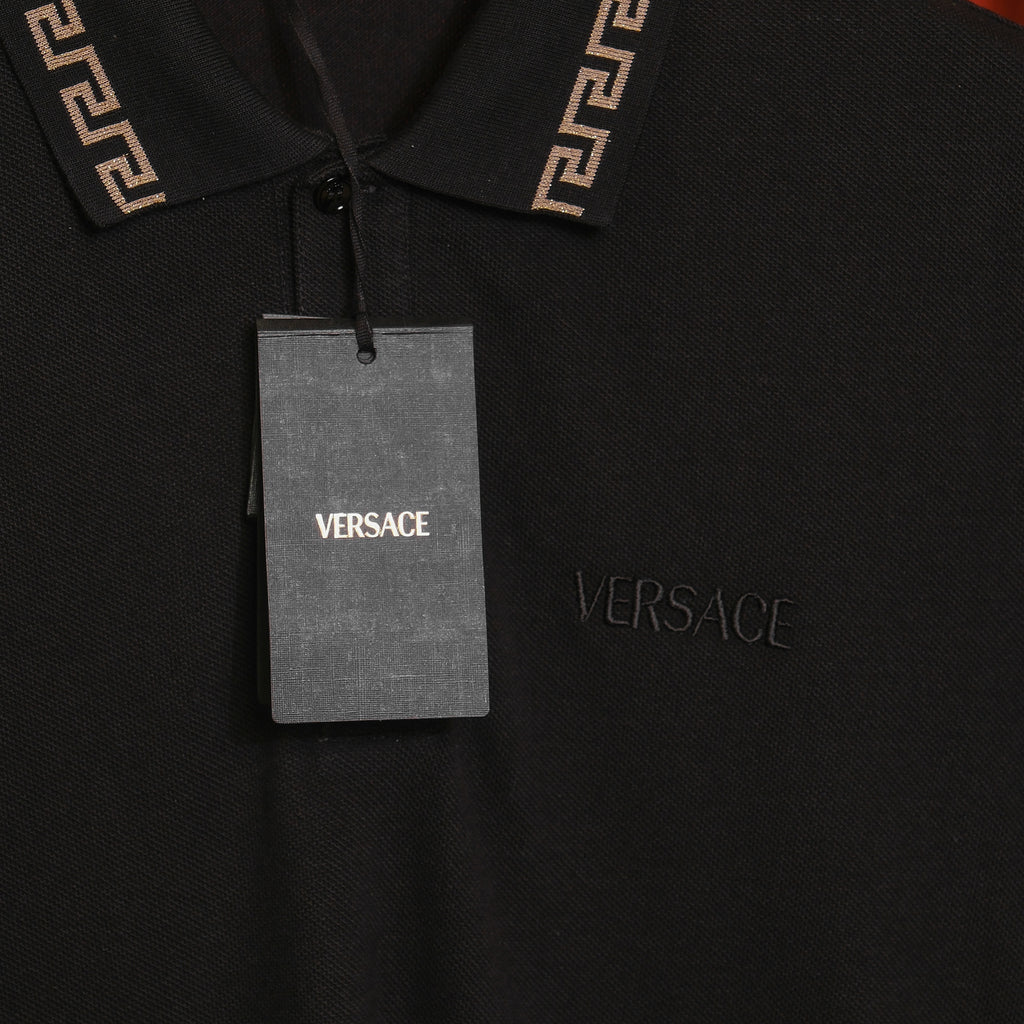 Áo polo Versace 1011851 A231377 2B130N Black Regular Fit
