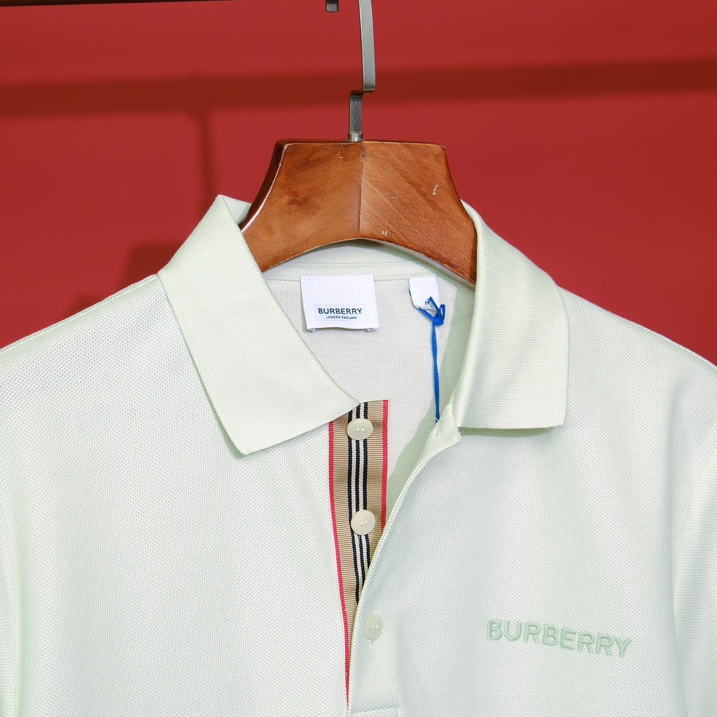 Áo polo Burberry Hartford BBY Pistachio Slim Fit