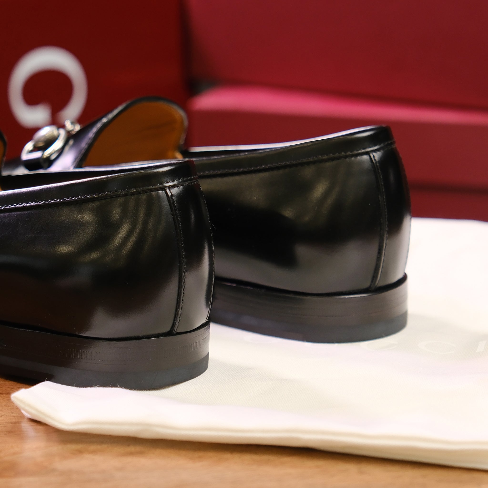 Giày Gucci 795116 AADQC Black Horsebit Loafers