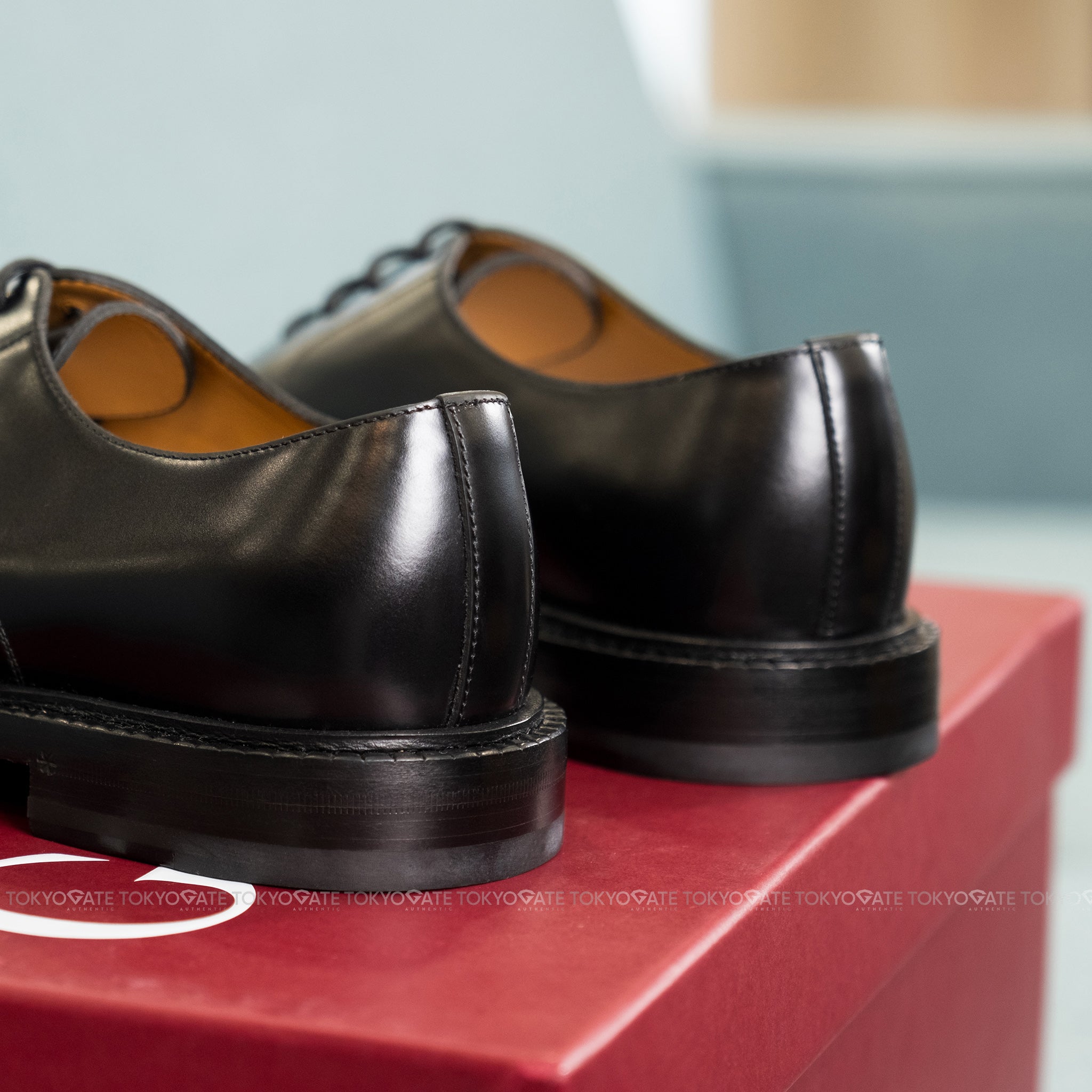 Giày Gucci 812142 AAEBO 1042 Black Leather Lace-Up