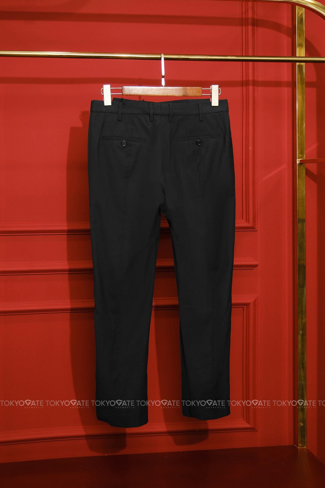 Quần âu Neil Barrett BPA776 Black Slim Fit