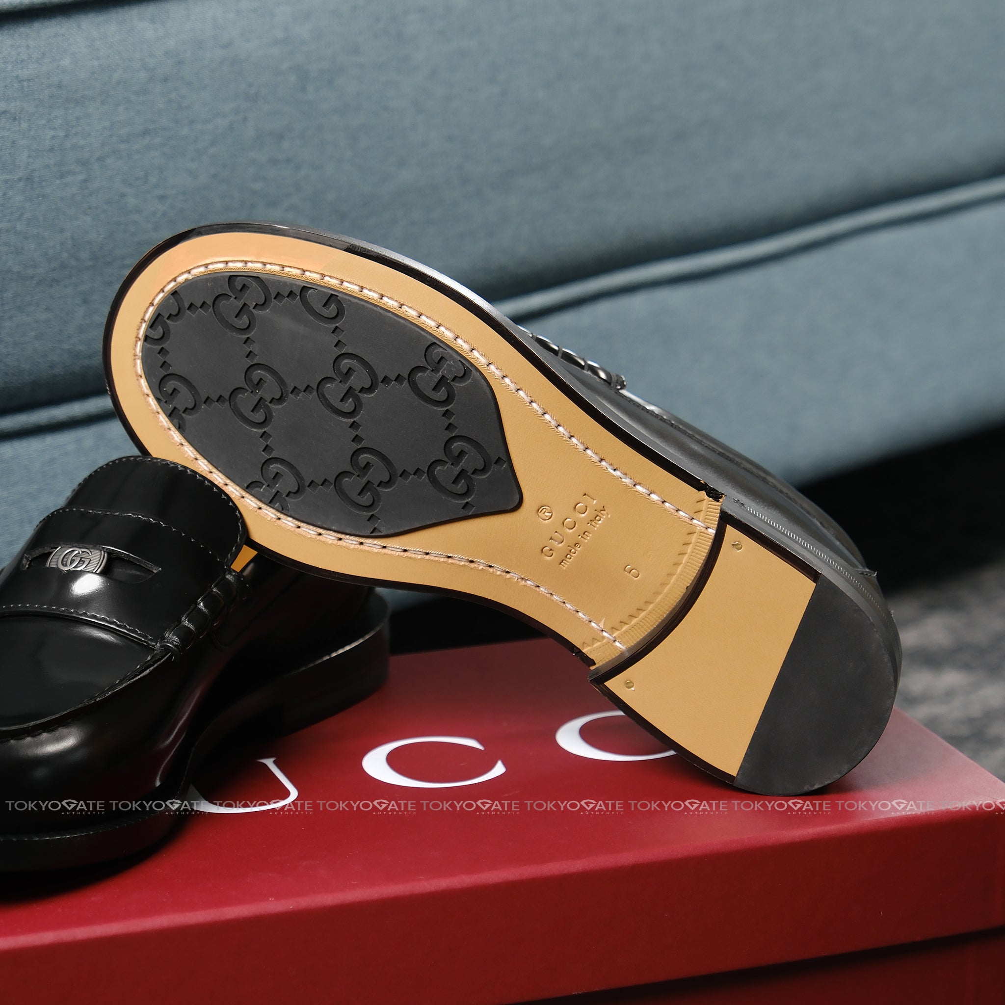 Giày Gucci 831274 AAD7WW1000 Black Leather Loafers